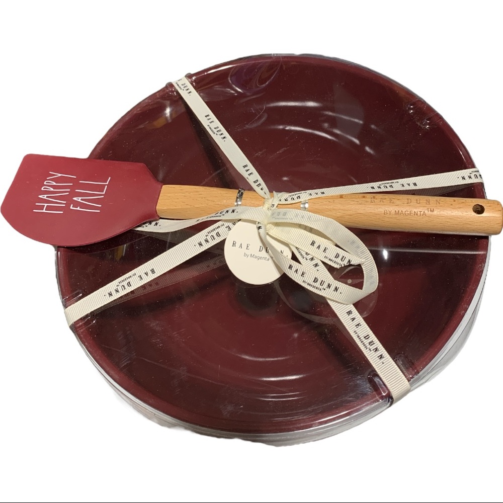 Rae Dunn Fall Y’all Bowl and Matching Spatula NWT Gift Set